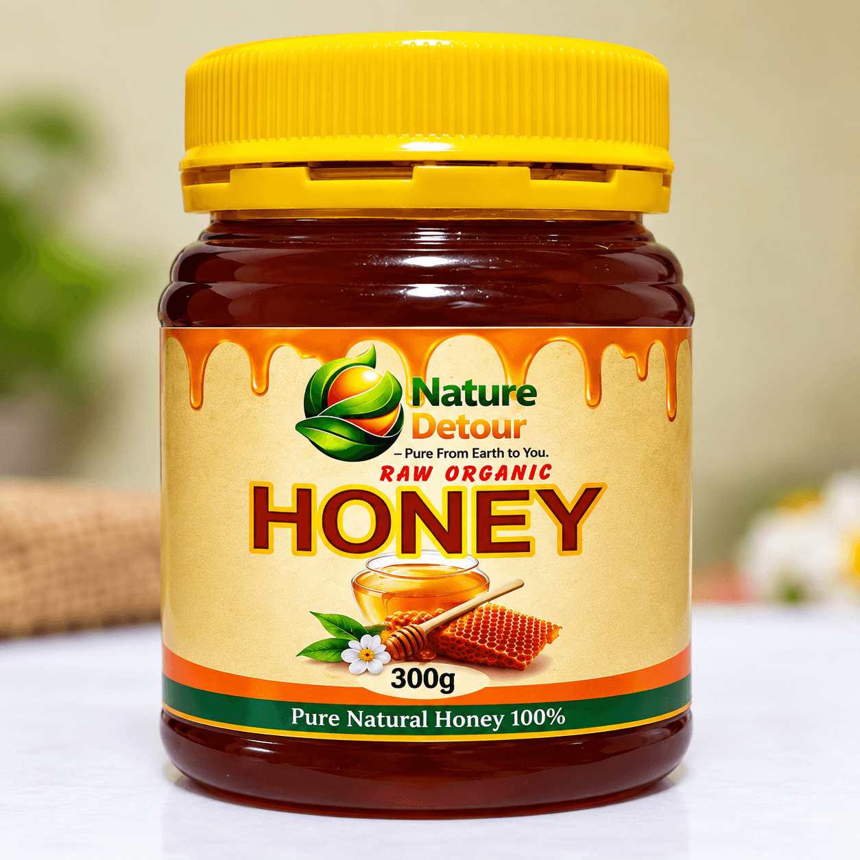 Raw Organic Honey – 100% Pure Natural Honey